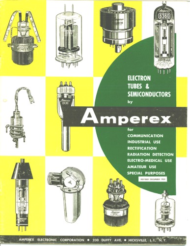 Amperex Vacuum Tubes (catalog, specs)
