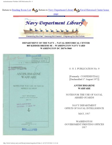 Antisubmarine Warfare [website capture]