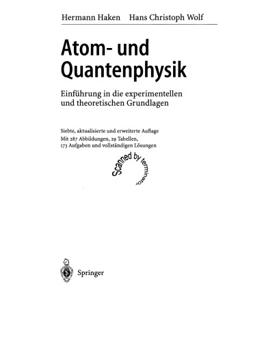Atom und Quantenphysik