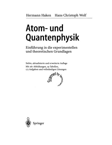 Atom- und Quantenphysik