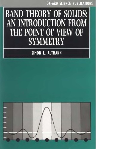 Band Theory of Solids - An Intro. from the Point of View of Symmetry