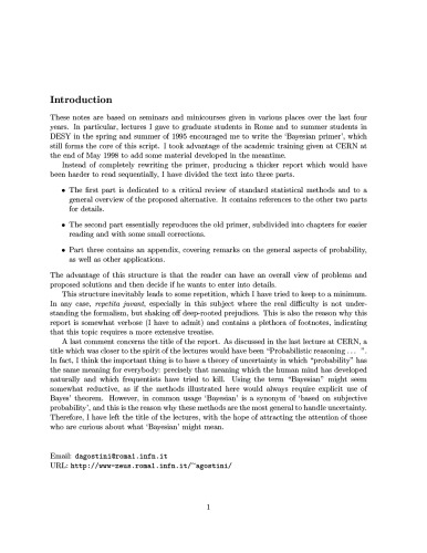 Bayesian Reasoning in Physics