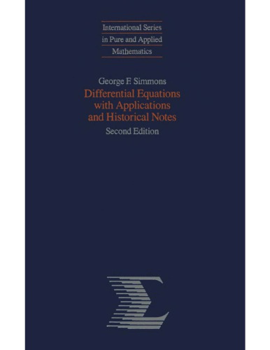 Diff. Eqns. With Applns., Hist. Notes