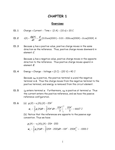 Electrical Engineering - Principles and Applications  [SOLUTIONS]