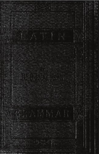 Elementary Latin Grammar