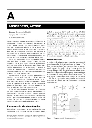 Encyclopedia of Vibration