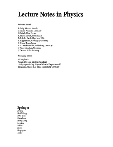 Evol. of Spont. Structs. in Dissipative Contin. Systs. [LNP 0055]
