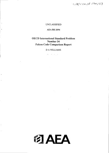 FALCON Code Comparison Report (csni-r1994-27)