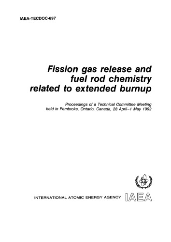 Fission Gas Release, Fuel Rod Chem Related to Extended Burnup (IAEA TECDOC-697)
