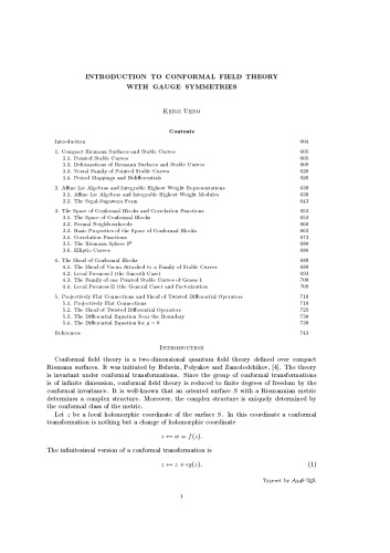 Introduction To Conformal Field Theory With Gauge Symmetries