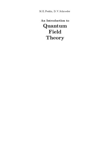 Introduction to Quantum Field Theory