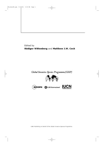 Invasive Alien Species - Toolkit of Best Prevention, Mgmt. Practices