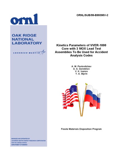 Kinetics Parameters of VVER-1000 Core with 3 MOX Lead Test Assys