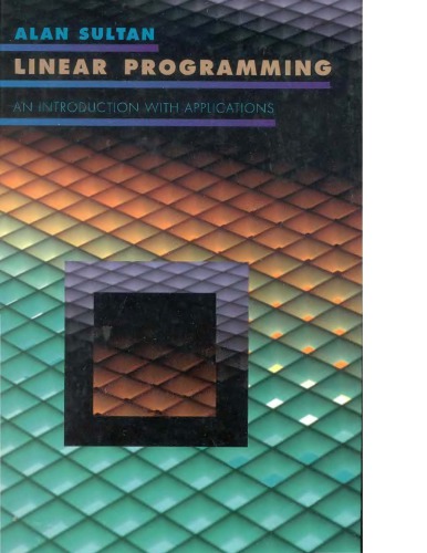 Linear Programming - An Intro. With Applns.