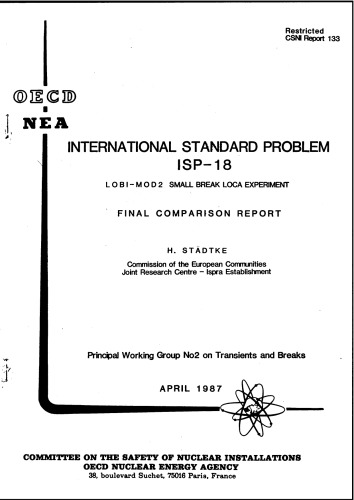 LOBI-MOD2 - Small Break LOCA Experiments (csni87-133)