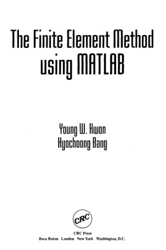 The finite element method using MATLAB