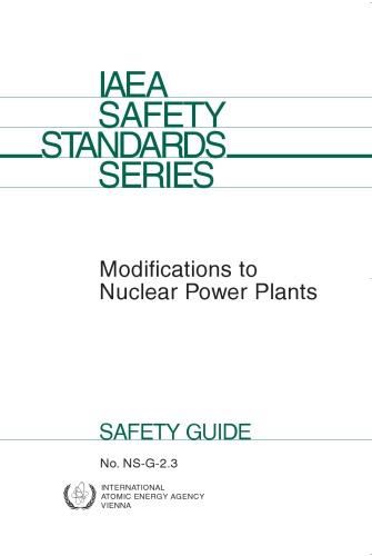 Modifications to Nuclear Powerplants (IAEA NS-G-2.3)