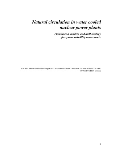 Natural Circulation in Water-Cooled Nuclear Powerplants