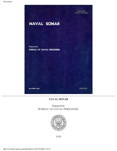Naval Sonar [website capture]
