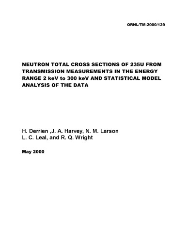 Neutron Total Cross-Sections of U-235 [2-300 keV]