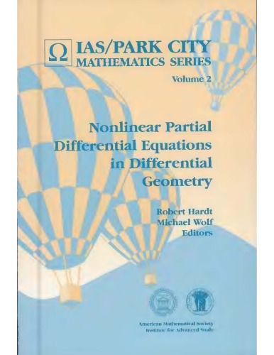 Nonlinear Partial Differential Eqns in Diff. Geom.