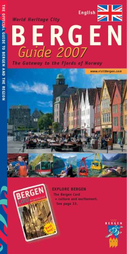 Norway - Bergen Guide