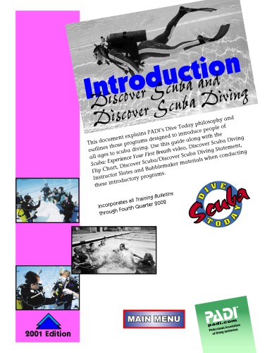 PADI - Instructor Guide - Discover Scuba & Discover Scuba Diving