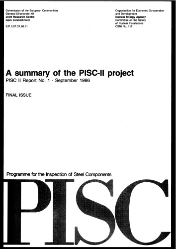 PISC-II Project Summary (csni86-117)