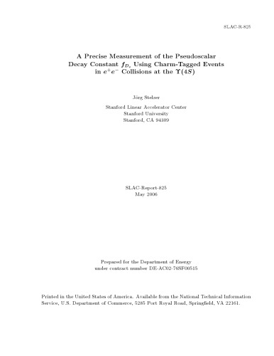 Precise Measurement of the Pseudoscalar Decay Constant