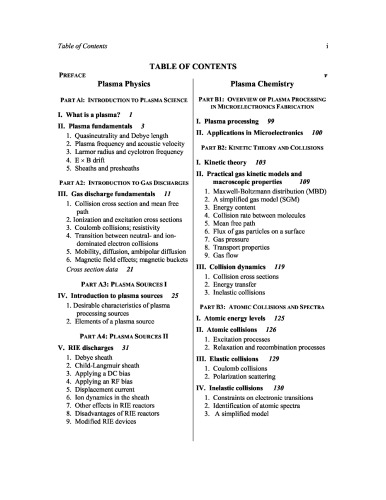 Principles of Plasma Processing [Lect Course Notes c248s]
