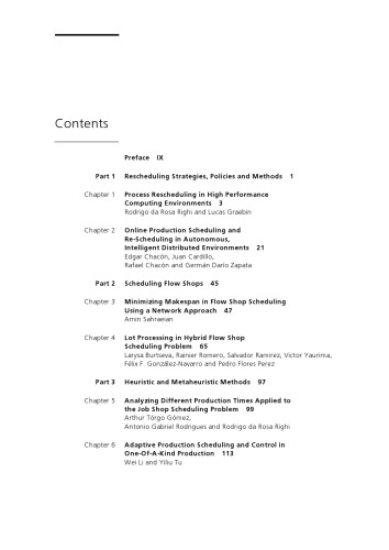 Production Scheduling