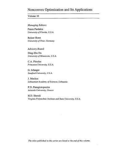 Quasidifferentiability and Nonsmooth Mdlg in Mech., etc.,