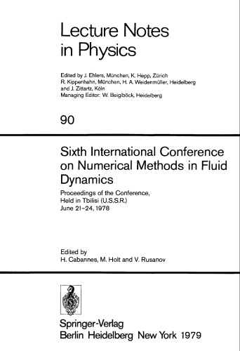 Sixth Int'l Conf. on Numer. Methods in Fluid Dyn.