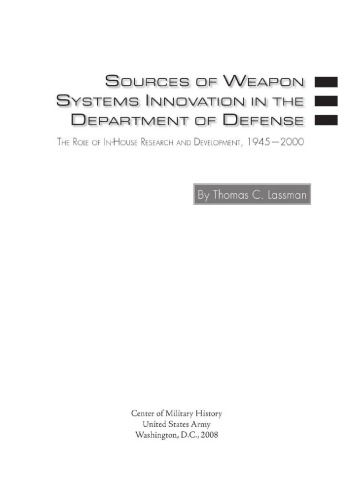 Sources of Weapon Sys Innov. in the DOD