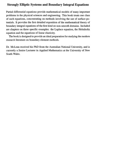 Strongly Elliptic Systs. and Boundary Integral Eqns.
