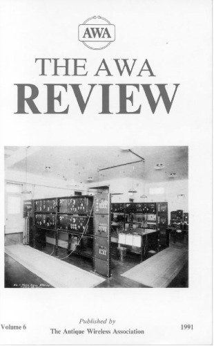 The Antique Wireless Assoc Review [Vol 06]