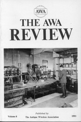 The Antique Wireless Assoc Review [Vol 08]