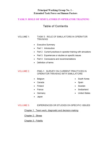 The Role of Simulators in Operator Training (csni-r97-13-1)