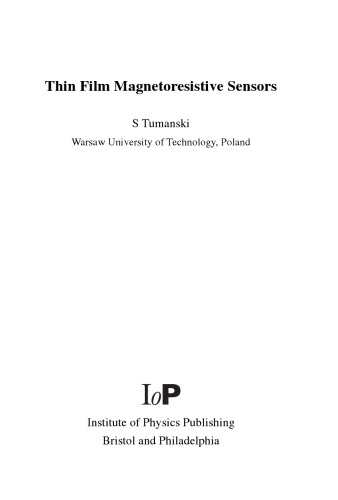 Thin Film Magnotoresistive Sensors