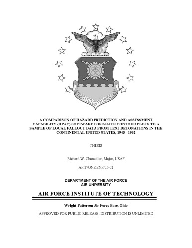 US Nuclear Test Fallout Data - USAF