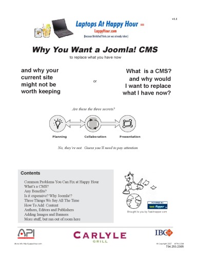 Why You Want a Joomla! CMS