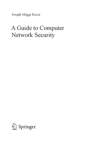 A guide to computer network security