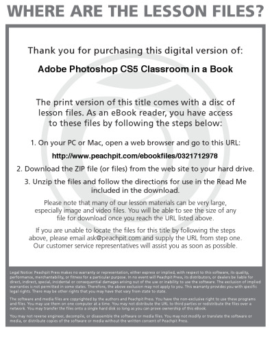 Adobe Photoshop CS5 : the official training workbook from Adobe Systems