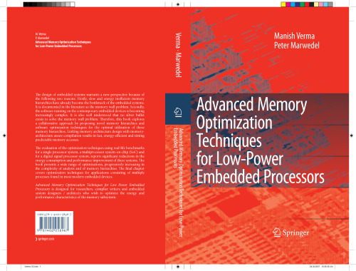 Advanced memory optimization techniques for low power embedded processors