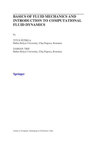 Basics of fluid mechanics and introduction to computational fluid dynamics