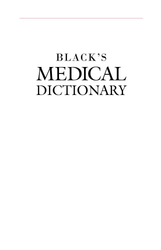 Black's medical dictionary