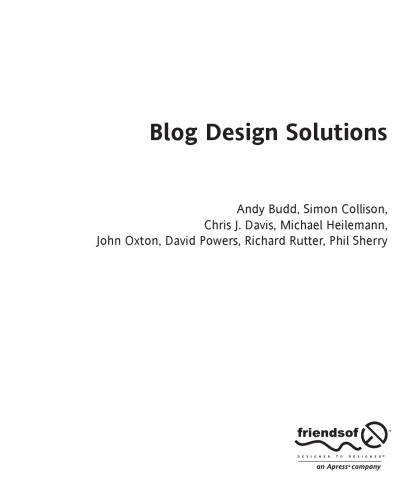 Blog design solutions