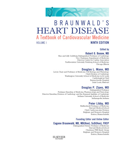 Braunwald's heart disease : a textbook of cardiovascular medicine