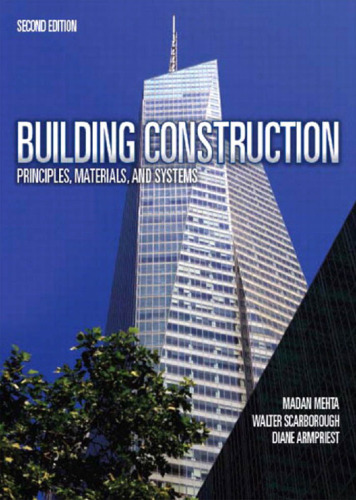 Building construction : principles, materials, and systems