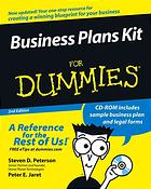 Business plans kit for dummies